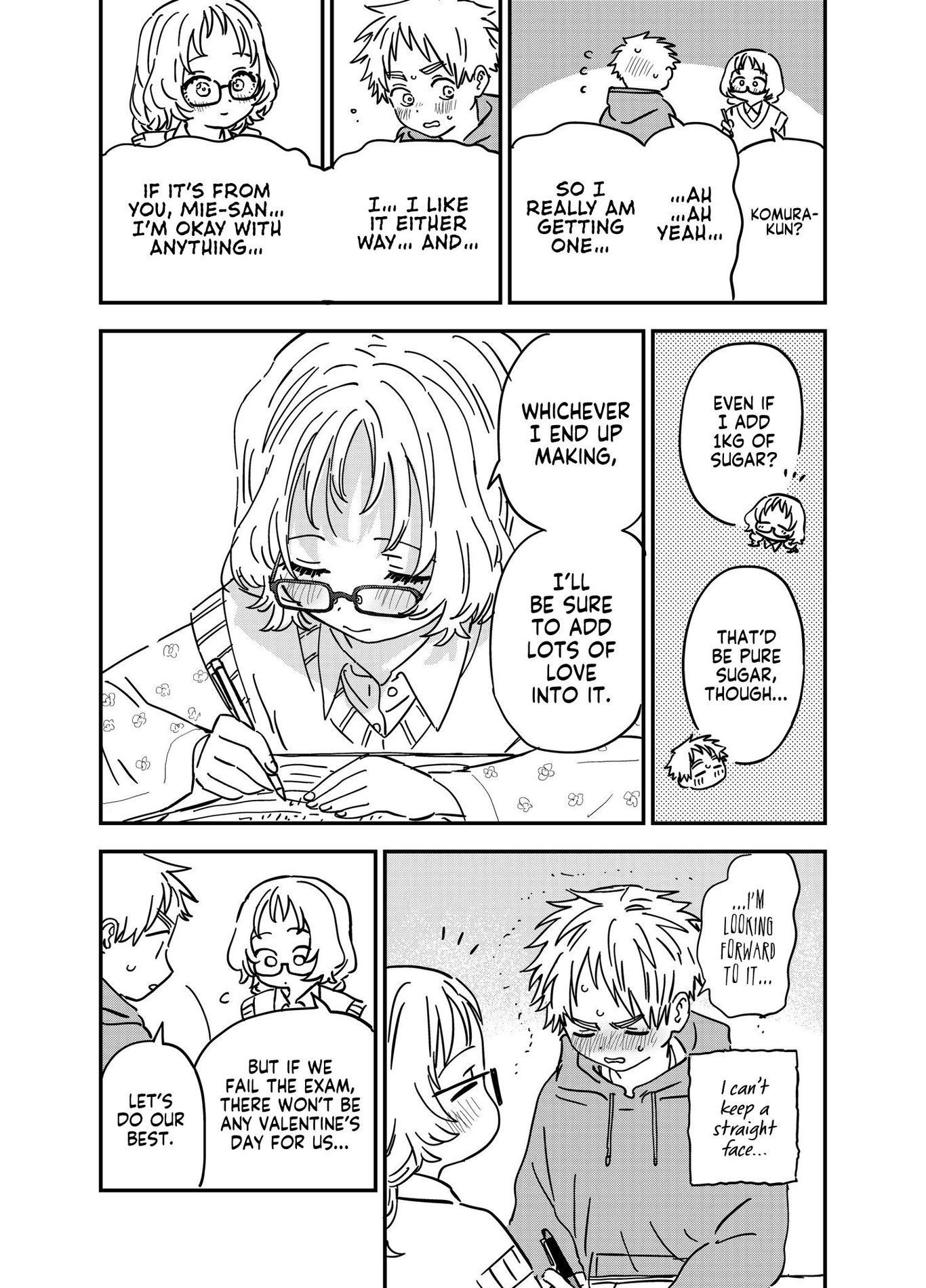 The Girl I Like Forgot Her Glasses, Chapter 96.5 image 2